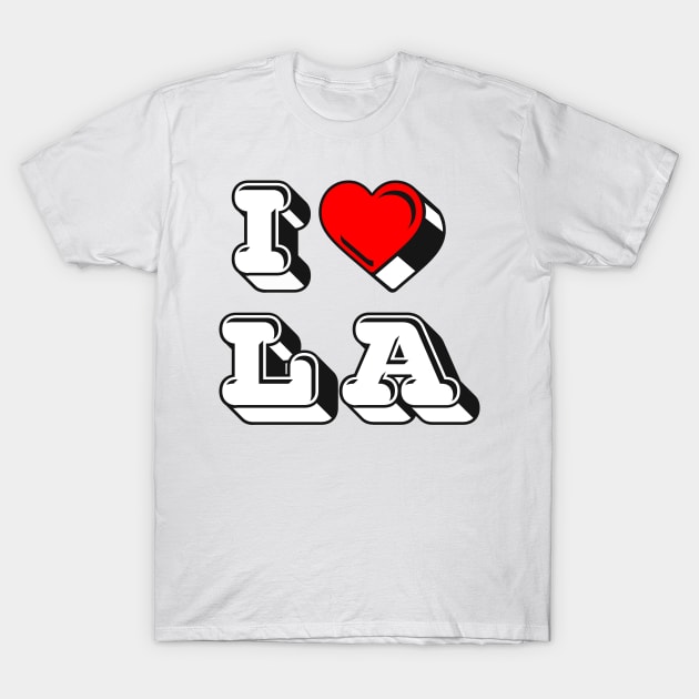 I Love Los Angeles T-Shirt by DISOBEY